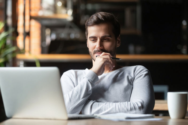 A professional considering their options for a terminal degree